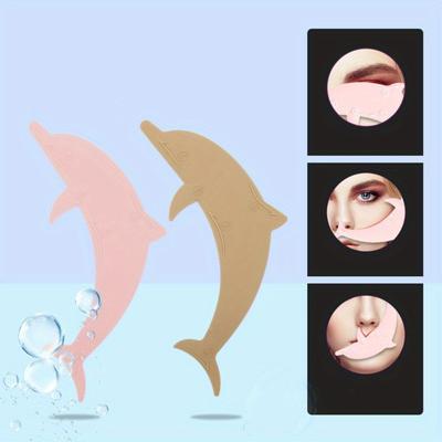 Delineador de ponta de silicone com ponta alada, auxílio para desenho, guia para os olhos, modelo, ferramenta para maquiagem dos olhos, aplique facilmente a maquiagem dos olhos