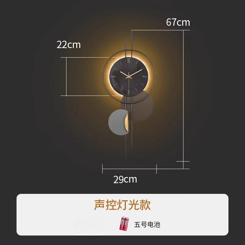 Living Room LED Wall Clock Modern Luxury Mute Number Clocks Interior Stylish Elegant Clock Nordic Large Wall Watch Room Decor