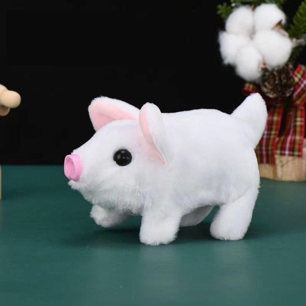 With Sound Electronic Pig Can Walk Walking Moving Pet Toys Electric Simulation Pig  Children Gifts