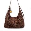 Retro fashion leopard print underarm bag women's 2025 winter new niche commuter shoulder bag large capacity tote bag