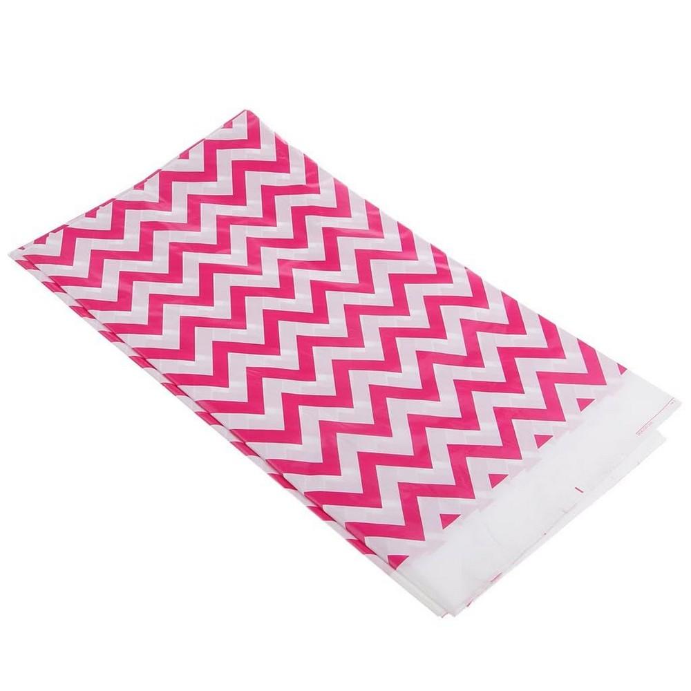 Unique Party Plastic Chevron Tablecloth