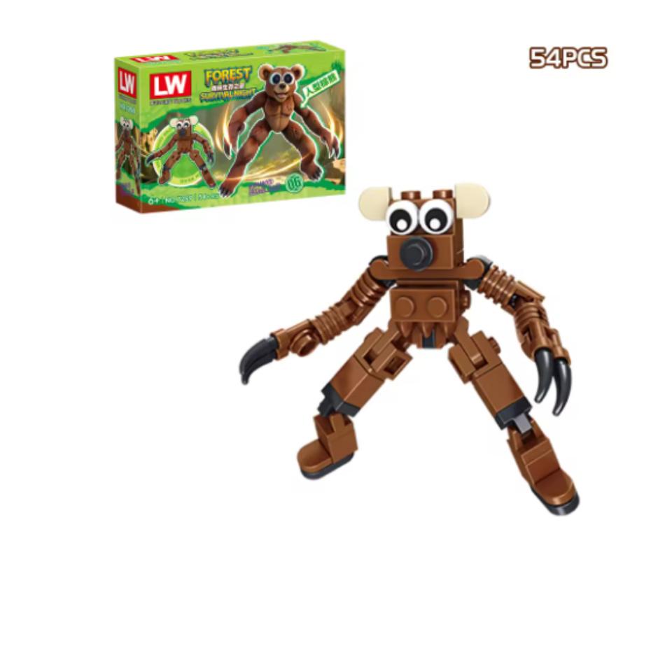 99 Nights In The Forest Deer Block Toy Animal Owl Figure Assembly Model Educational Toy Hallowee Gift