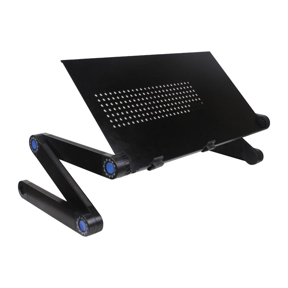 Tragbarer verstellbarer Laptop-Schreibtischständer Kühler Ergonomischer Schoßschreibtisch Für Bett Sofa PC Notebook Tisch Schreibtisch Mit Mauspads