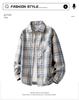 2025 Unisex Retro Plaid Long-Sleeve Shirt - Summer Casual Loose Fit