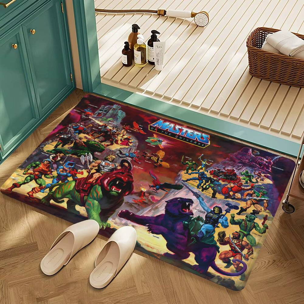 He Man Masters Of Universe Hallway Carpet Non-Slip Laundry Room Mat Laundry Decor Balcony Child Living Room Toilet Rug