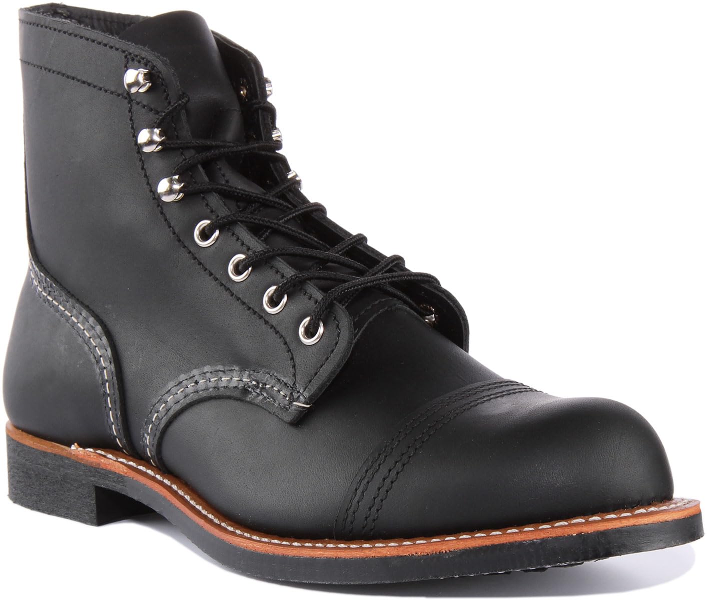

Red Wing Iron Ranger 8085 Leather Men s Boots, Black, 7.5