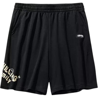 Lifestyle-Serie Buchstabe Mittlere Taille Schnürung Atmungsaktiv Vielseitig Locker Lässig Shorts Unisex-Shorts 172538304-2