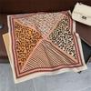 Fashion Leopard Print Silk Hairbands Scarf Women 2026 New Elagant Bandana Neck Kerchief Head Bands Foulard Female Scarfs