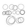 20Pieces 1mm Square Folded Rubber Belts 35-65mm 190mm New Assorted Common Belt