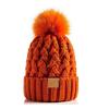 Thicken Knit Beanie Hat Twist Knitting Slouchy Warm Cap Warm Women Winter Hat  Outdoors