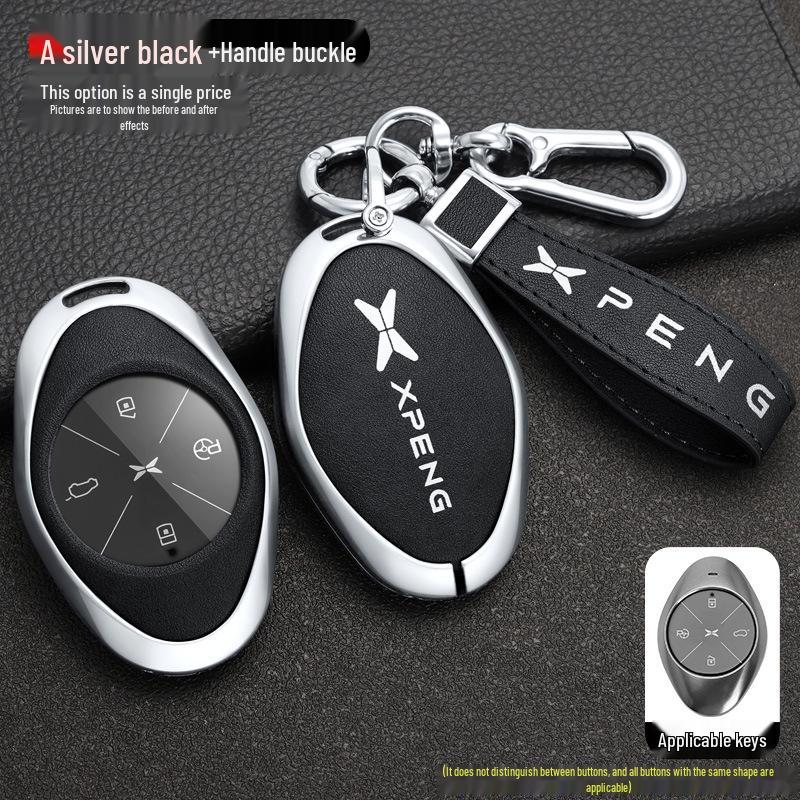 Xpeng P7/G3i Car Key Shell & Case: 2021/2022 Metal Key Holder