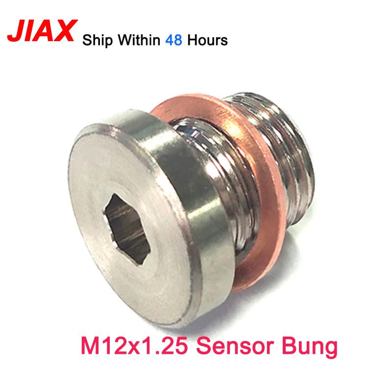 Universeller M12x1.25 Sensorstecker Abgasrohr O2 Sauerstoffsensor Distanzstück Stopfen Mit Dichtung