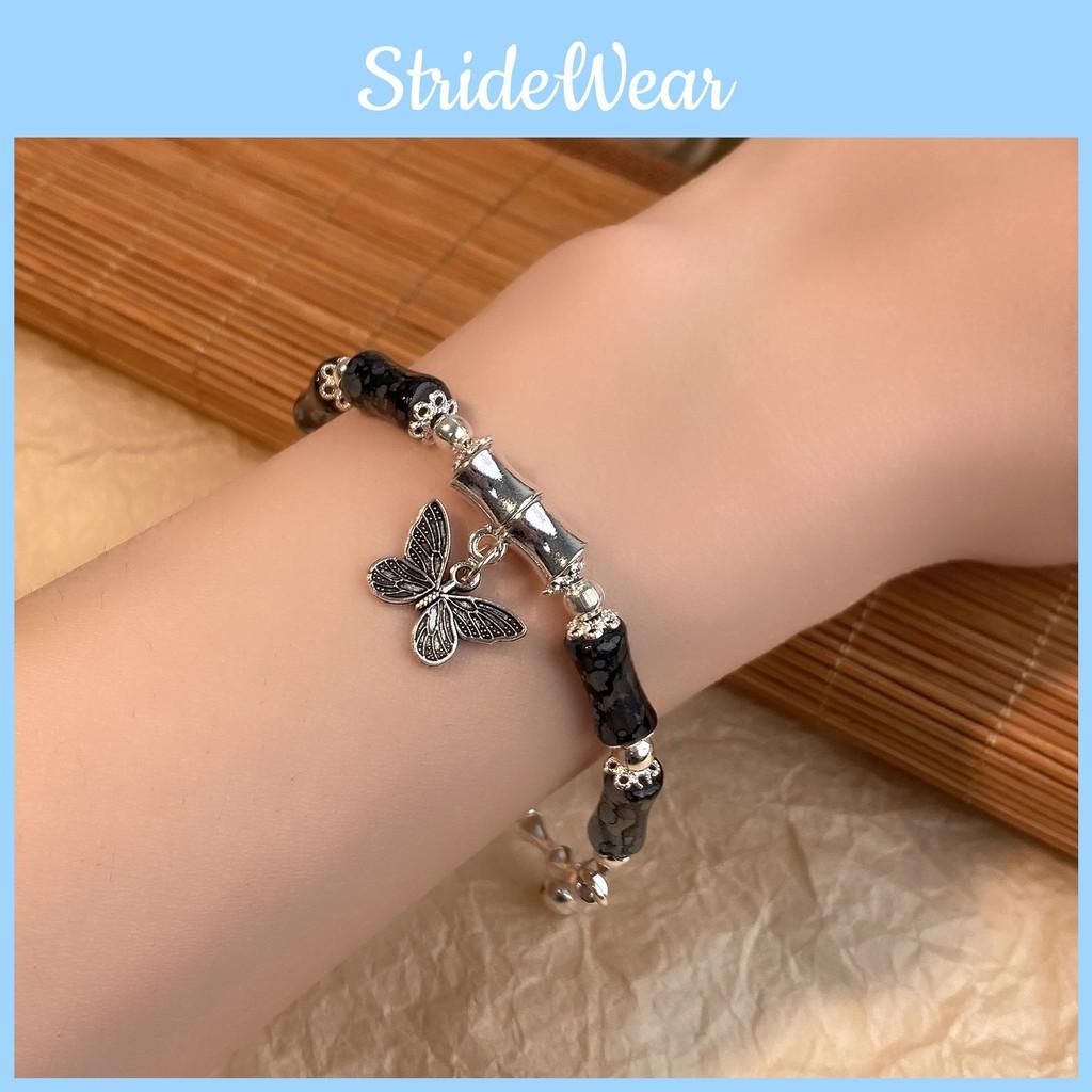 Fashion 2024 Spring Butterfly Bracelet For Women With Tassels And Beads