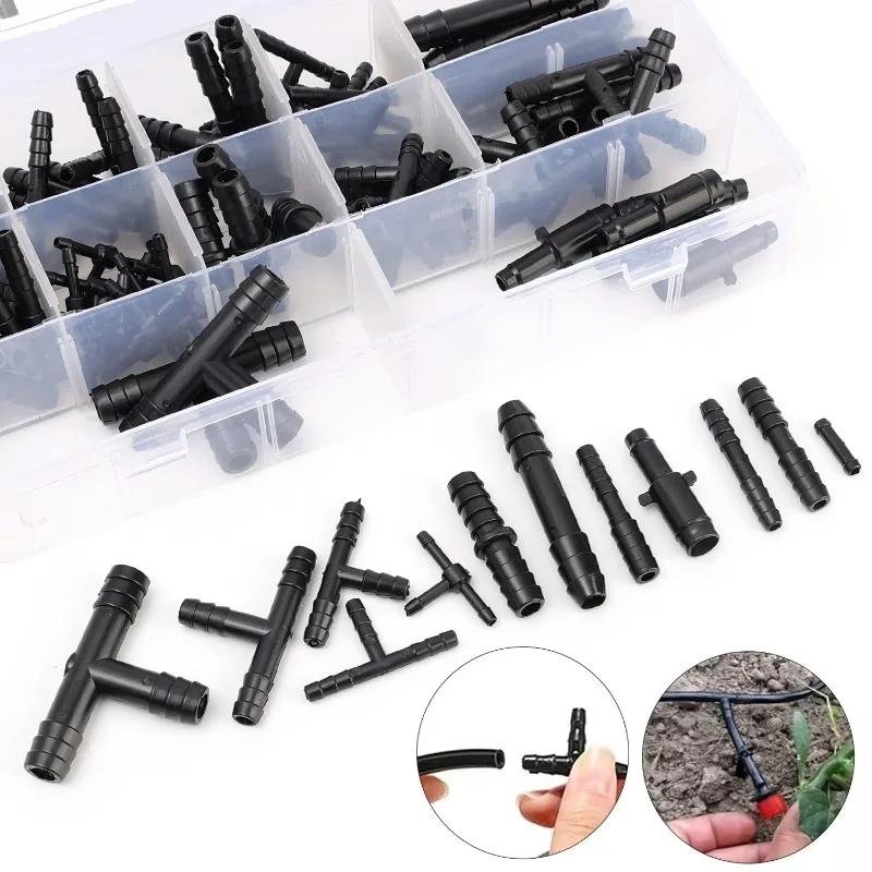 128pcs Auto Vacuum Hose Connection Set T Y I Type Windshield Washer Hose Nozzle Wiper Cleaning Hose Fitting Auto Accessories