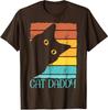 Cat Daddy - Retro Black Cat Funny Animal Lover Gift Unisex T-Shirt 3