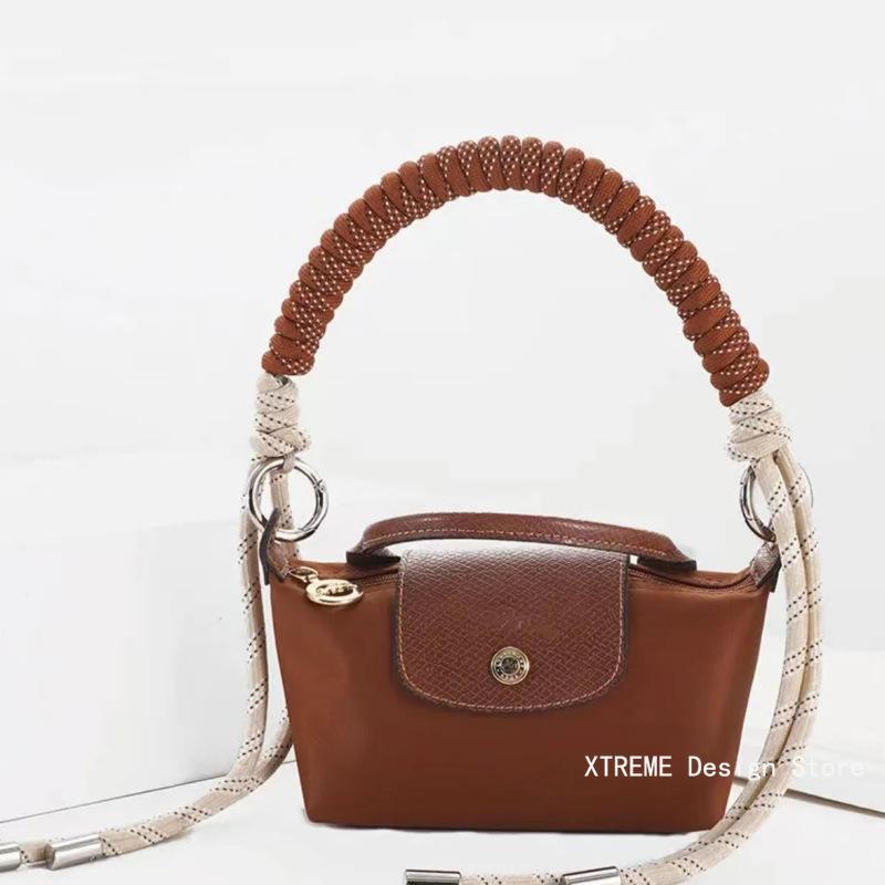 1Pc Bag Strap For DIY Handmade Woven Rope Tote Bag Strap Mini Bags Woven Strap Bag Transformation Bags Accessories