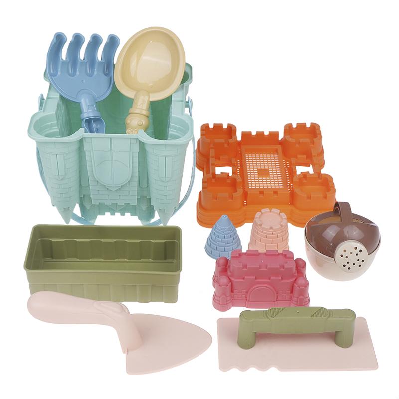 3/8 Stück Sandschaufel Kindersommerspielzeug Sandkasten für Kinder Outdoor Familie Lustige Geschenke Strandburg Eimer Spielsandset Spielzeug