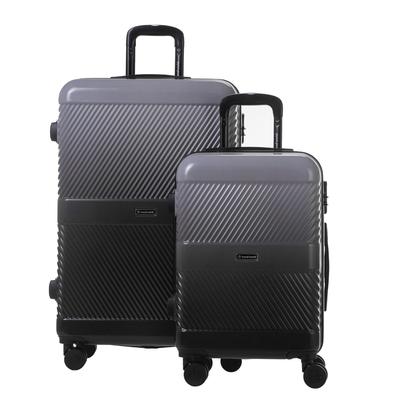Set of 2 Rigid Suitcases  (L-76cm) (S-56cm) DTW BLACK