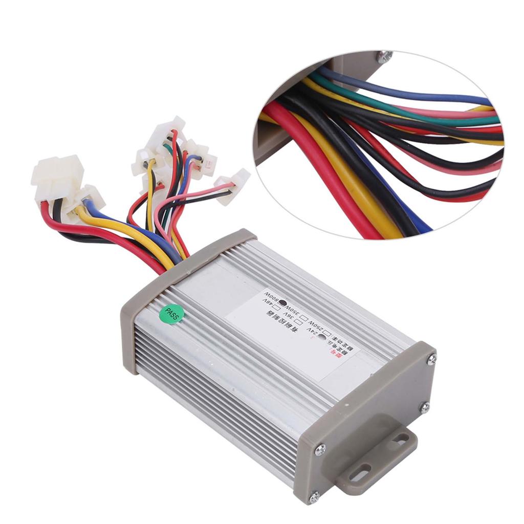 24V 800W Brush Motor Controller Accessory for Electric Bicycle E Bike Tricycle Eight Wires