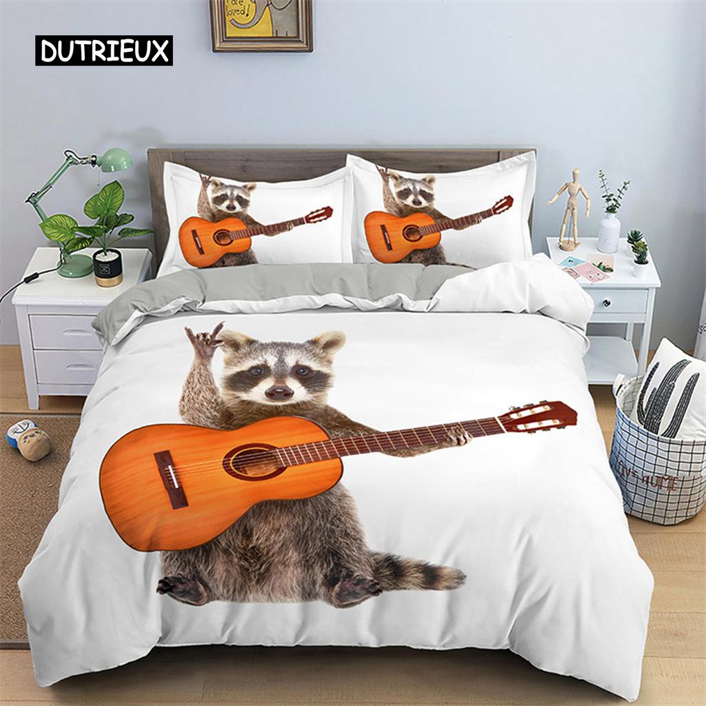 Niedliches Hunde-Bettwäsche-Set, Mikrofaser, 3D-Haustier-Welpen-Bettbezug, Tiermotiv, Bettbezug, Einzelbett, Königin, König, für Kinder, Jungen, Mädchen, Schlafzimmer