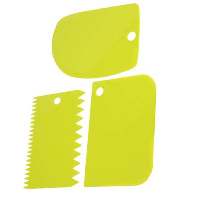 3 teile/satz Schaber Kunststoff Creme Spachtel DIY Kuchen Dekorieren Tool Home Bäckerei Backen Liefert