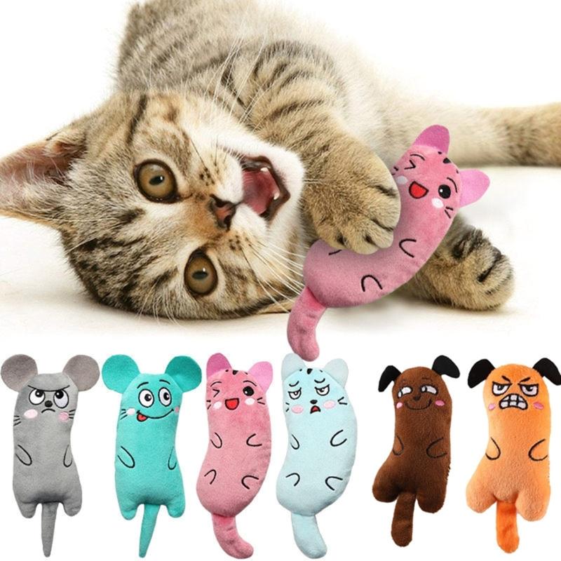 Interactive Crinkle Cats Plush Mice Toy for Mental Stimulation Natural CatMint for Excitement Safe Teething Relief 6PCS