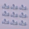 50Pcs/set Car Center Console Radio DVD Dash Panel Switch Bezel Clips Silver Fit for Nissan