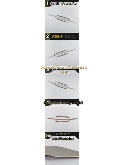 2020 Mazda 3 Front Lip Bumper Grille Trim - Anti-Scratch Bright Strip