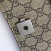 [Pre-Owned] Dionysus Chain Tiger Head Buckle Logo Canvas And Leather Shoulder Bag Small - Very Good #1KT5S38