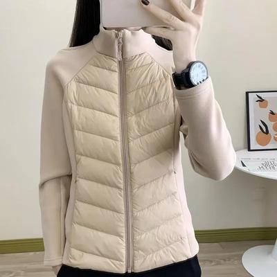 Women Winter Design Windproof Light and Thin Coat Warm Autumn Solid Color Sports Jacket