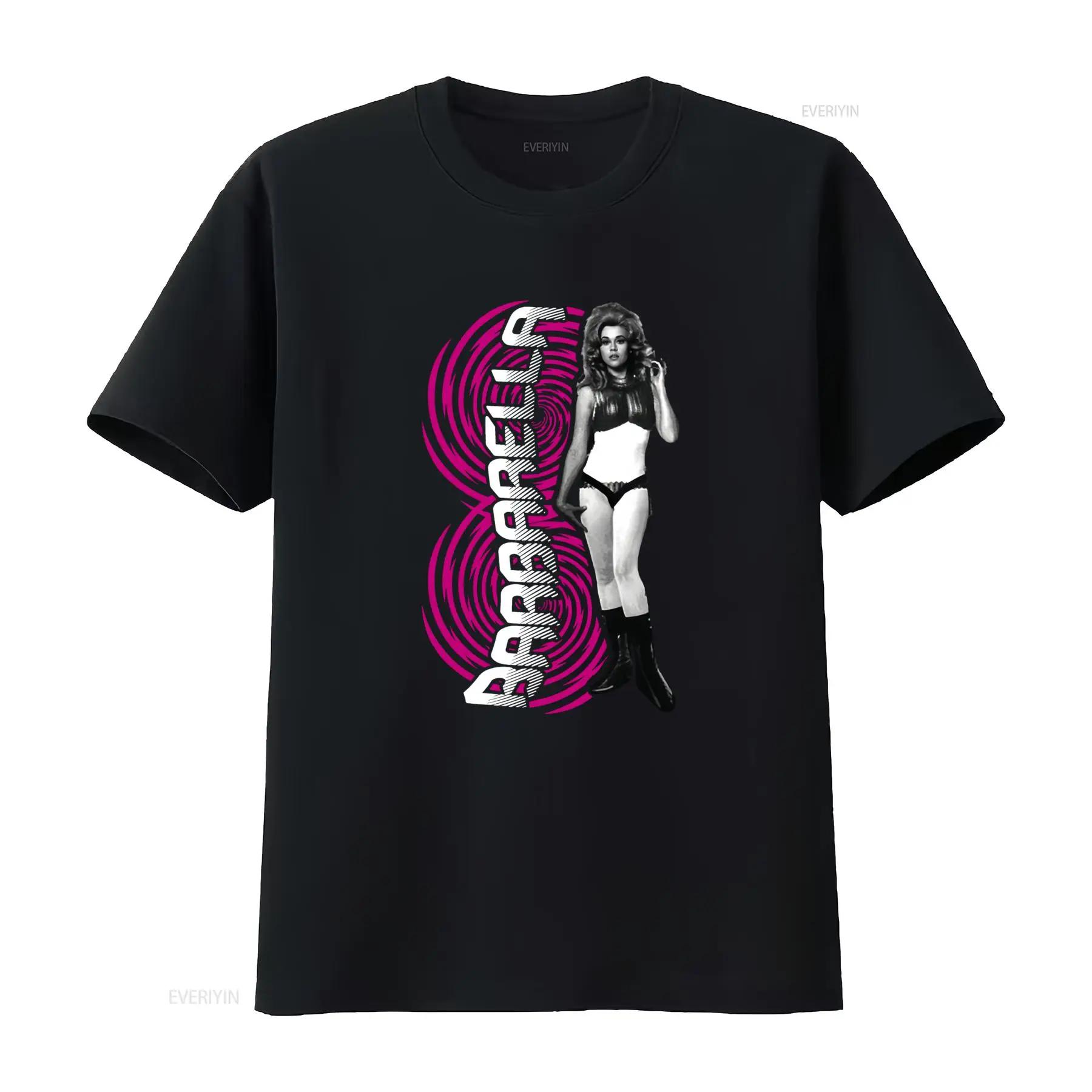 

BARBARELLA Jane Fonda Retro Design Pre Shrunk Hand Screened 100 Cotton T Shirt vintage Washed Unisex fashion streetwear Soft ... S разноцветный