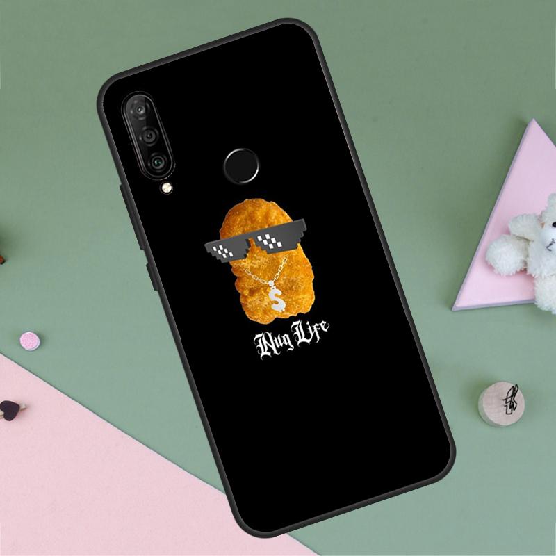 Pommes Burger Pizza Für Huawei P20 P40 Lite P60 P30 Pro Nova 5T 9 10 SE 12s 12i 11i Y90 Y70 Y60 Y61 Y72 Y91 Hülle