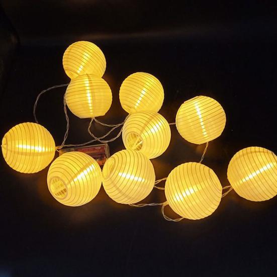 Solar Lantern String Lights 10 Leds Waterproof Garden String Light for Outdoor Yard Balcony Fences Porch Patio Party Decor