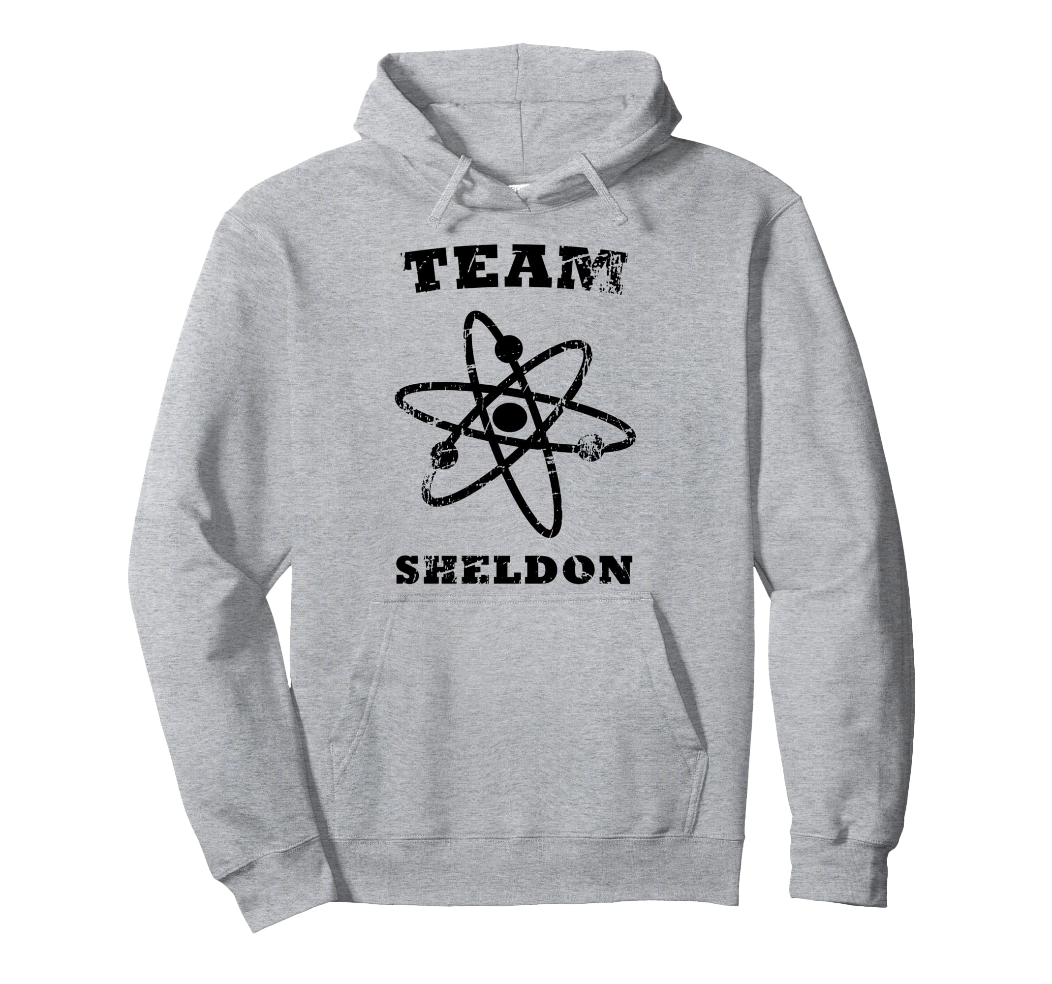 Big Bang Theory Logo Team Sheldon Atom Light Hoodie