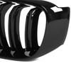 BMW 3 F34 GT 13-20 Grilles Between the Headlights (kidneys) Left + Right Set BLACK GLOSSY DOUBLE BAR