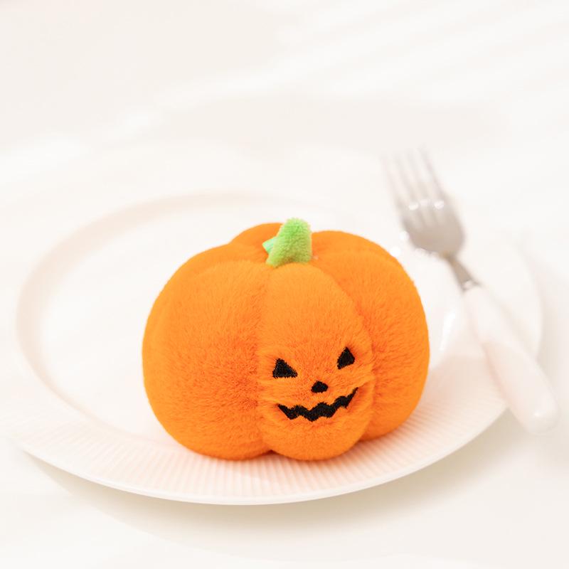 

Halloween Westie Terrier Plush Toy with Pumpkin Capybara Costume 10cm/0.03kg
