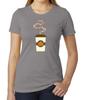 Pumpkin Spice Coffee Cup Shirts, Nice Graphic Tees, Woman's Halloween T-Shirts!