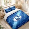 Bedding Set 1 Duvet Cover 2 Pillowcases Schalke 04 Print Bedroom Home Decoration