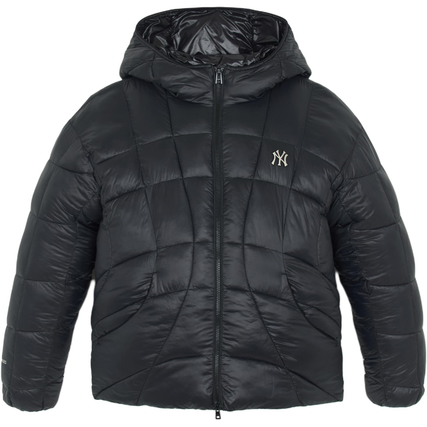 MLB Puffer Jackets Unisex Black Hooded Moderate Other 3APDB0356-50BKS L