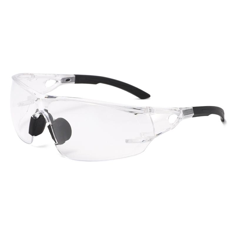 Transparente bunte Schutzbrille, Unisex Anti-Beschlag Arbeitsbrille, Geeignet für Bauwesen, Labor, Radfahren und Outdoor-Sportarten