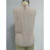 Women's Tank Tops Fashion Elegant Round Neck Lace Patchwork Loose Casual Tanks Vest for Women Spring and Summer Solid Color Crochet Office Lady Tops