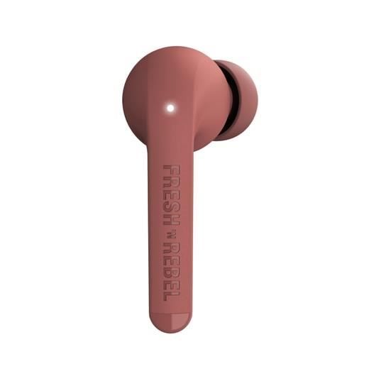 Ecouteurs true wireless - fresh'n rebel - twins fuse - safari red - autonomie 30h - assistant vocal