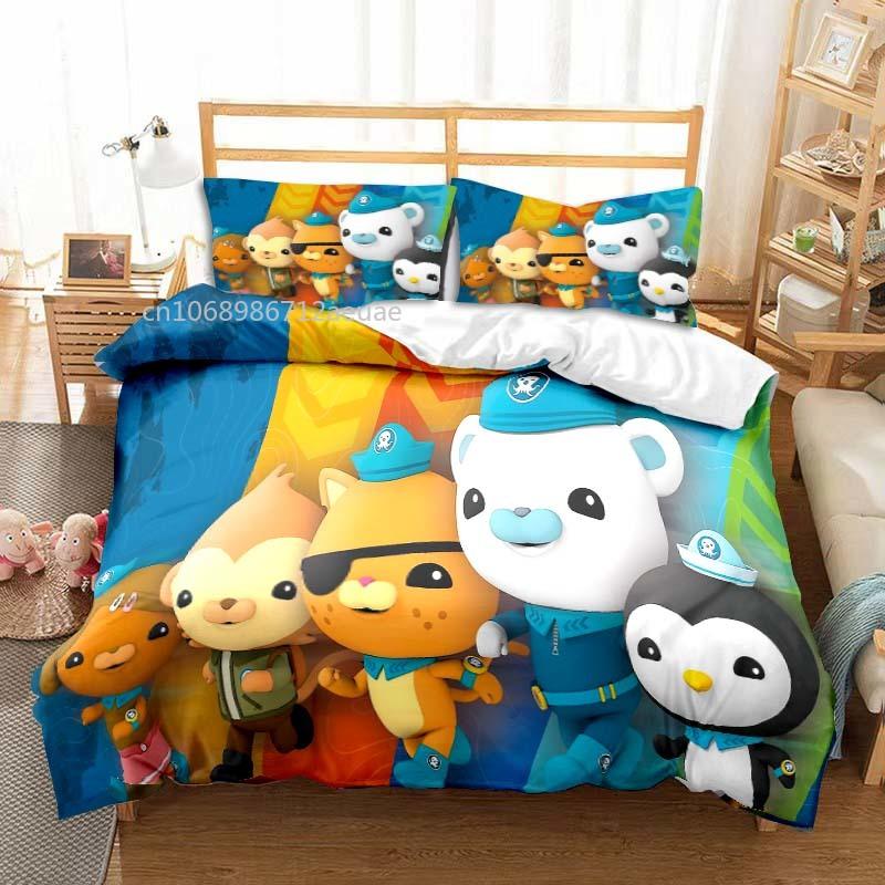 Comforter The Octonauts Cartoon All Season Twin Bedding Set 3 Piece Comforter Set Bed Double King Comforter