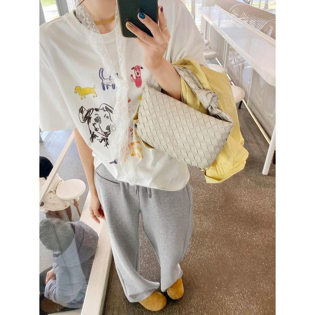 Women's Retro Japanese Cotton Short-Sleeve T-Shirt - Korean Style Fun Print, Loose Fit, Trendy Summer Student Top