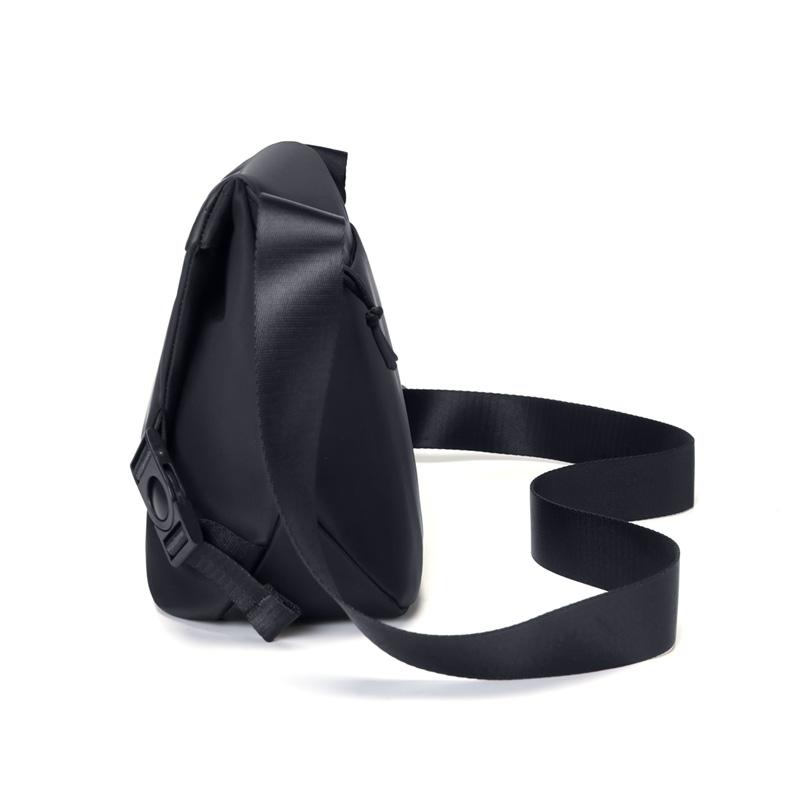 New GOLF Textile, Synthetic Leather Messenger Bag, Crossbody Bag Men's Black D241878