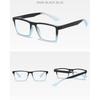 Gradient Blue Reading Glasses For Men Women Fashionable Presbyopia Glasses Personalized Retro Ultra Light Computer Eyewear +1.0+1.5+2.0+2.5+3.0+3.5+4
