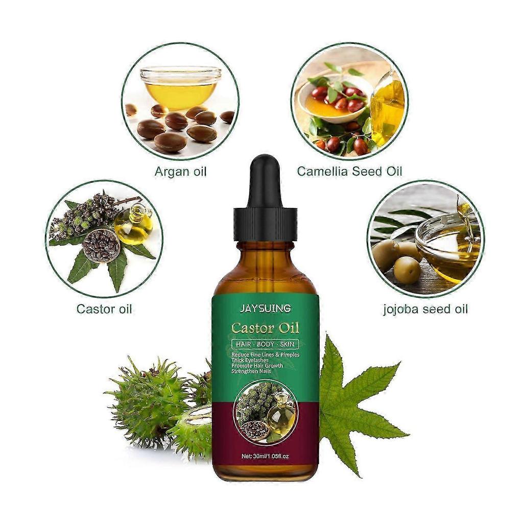 2025 Latest Model  Hair Care Castor Oil Moisturizes Anti-Fall Care Strengthens