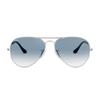 Ray-Ban Full Aviator Frame Round Metal Sunglasses Unisex 0RB3025 Gradient Color