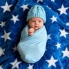 Newborn Full Moon Photography Knit Hat & Outfit Props