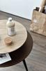 WOODEN COFFEE TABLE WITH 2 TOPS